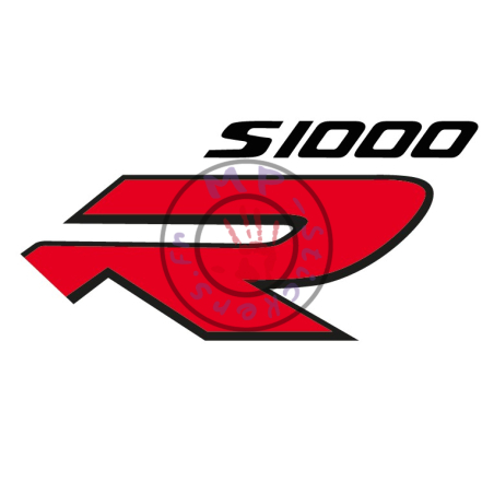 Sticker S1000 R pour carrénage moto BMW 125x60mm