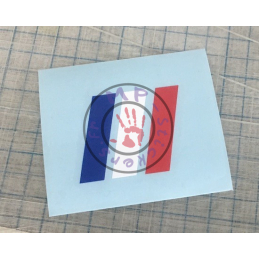 Sticker de lame DS3 PERFORMANCE pour DS3 3 bandes Bleu Blanc Rouge