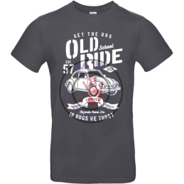 T-Shirt homme Old School Ride Coccinelle Vintage
