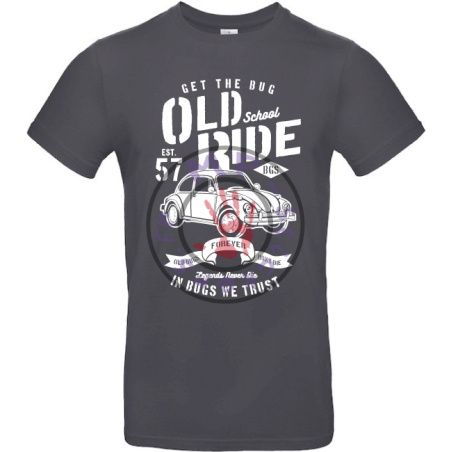 T-Shirt homme Old School Ride Coccinelle Vintage