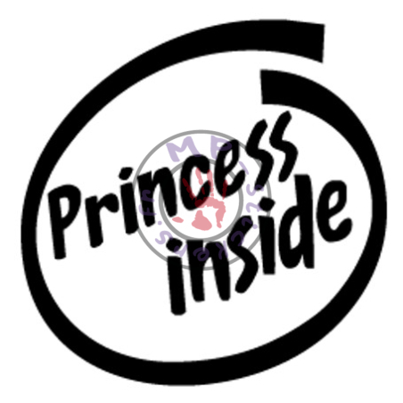Sticker Princess Inside JDM
