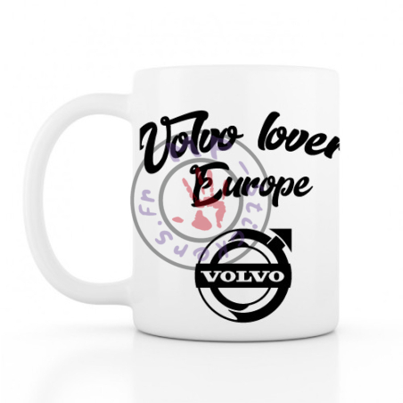 Mug Volvo lovers Europe  330ml  blanc céramique top qualité 