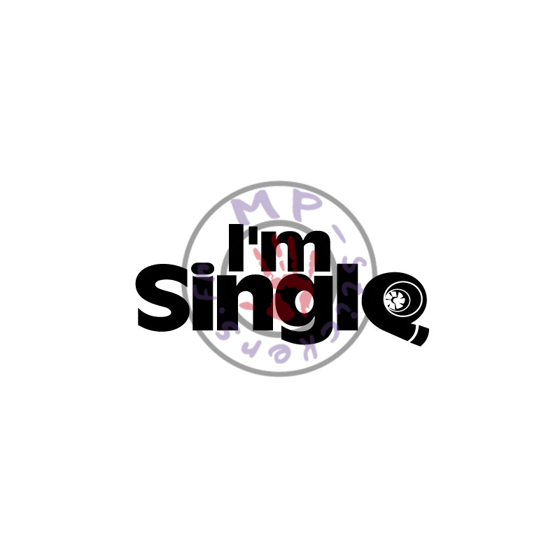 Sticker I'M SINGLE JDM
