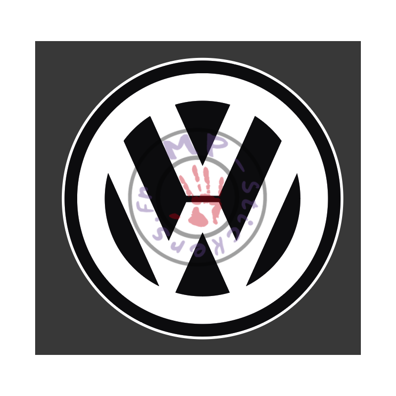 Sigle Volkswagen avec fond