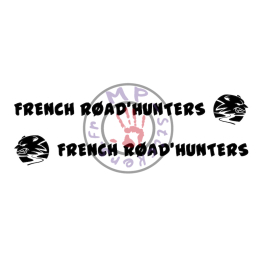 Sticker de vitres FRENCH ROAD'HUNTERS (la paire)
