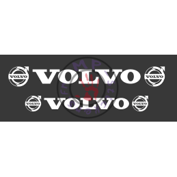 Sticker de pare-brise VOLVO liseret avec logo