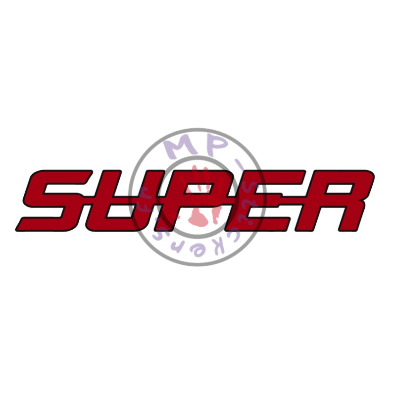Sticker SUPER scania Sticker SUPER scania