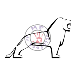 Sticker logo nouveau lion MAN