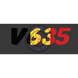 Sticker V635 drapeau Belge