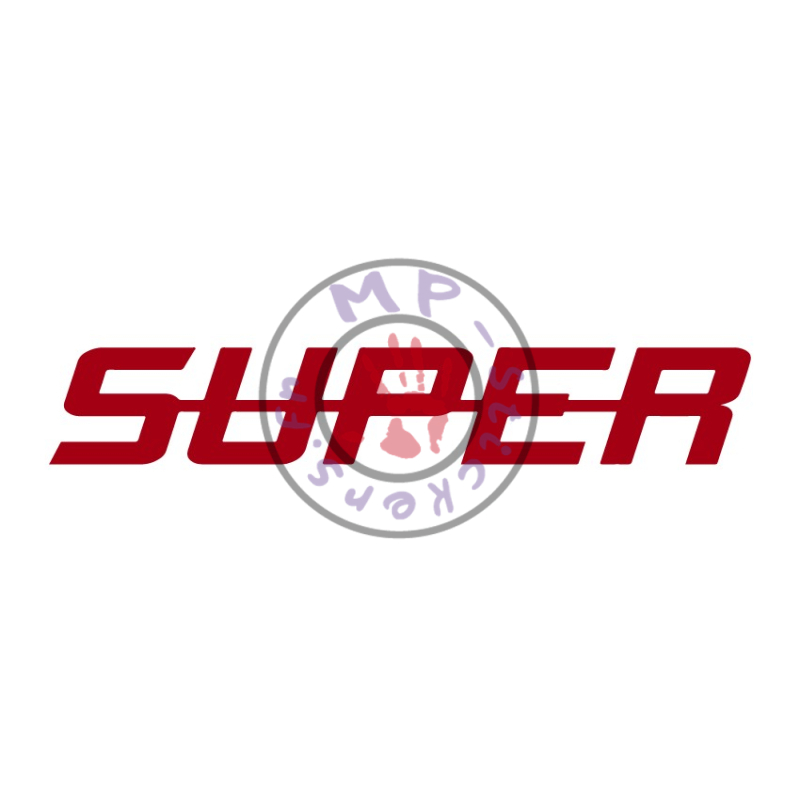 Sticker SUPER scania