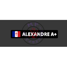 Sticker ALEXANDRE A+  fond...