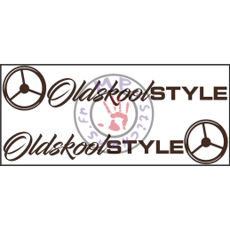 Sticker de vitres  OLDSKOOL...