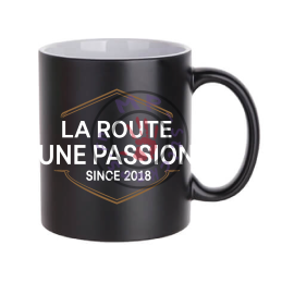 Mug noir mat la Route une...