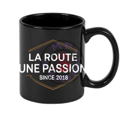 Mug noir brillant la Route...