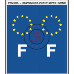 Stickers de plaque...