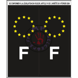 Stickers de plaque...