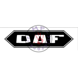 Sticker DAF old avec fond...