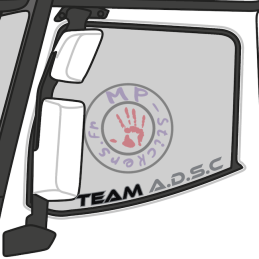 Stickers de vitres  TEAM...