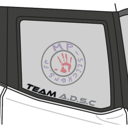 Stickers de vitres  TEAM...