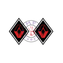 Stickers losange logo...
