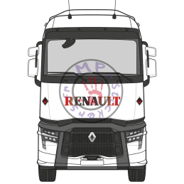 Sticker inscription RENAULT...