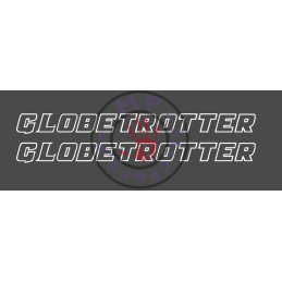 Sticker de vitres  GLOBETOTTER liseret 650x55 mm (la paire)