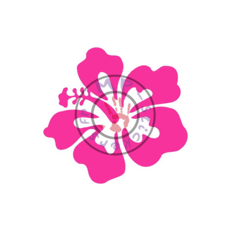Sticker Fleur Hibiscus