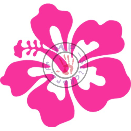 Sticker Fleur Hibiscus
