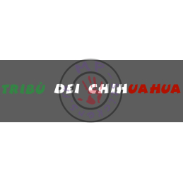 Sticker de casque TRIBU DEI CHIHUAHUA (pièce, 3 couleurs)